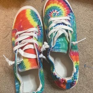 Tie-dye shoes